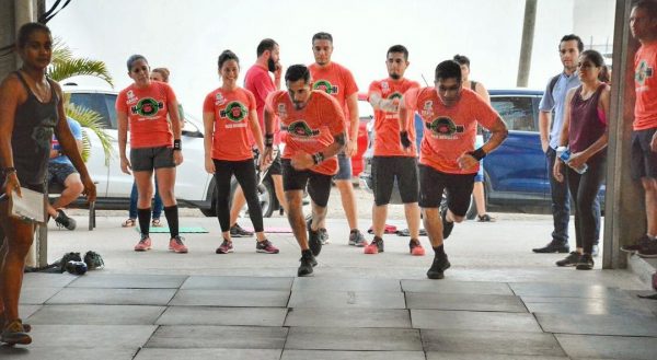 Team Running in CrossFit Gym Puerto Vallarta