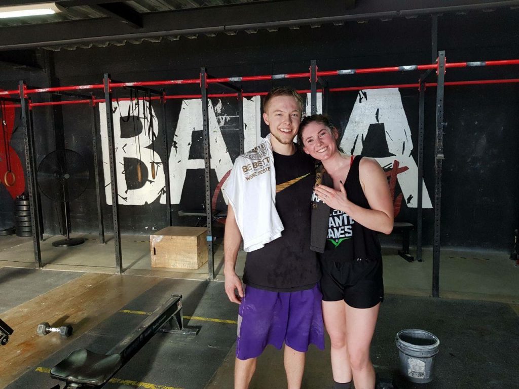 Engaged at the CrossFit Open 2018 | Puerto Vallarta, Mexico